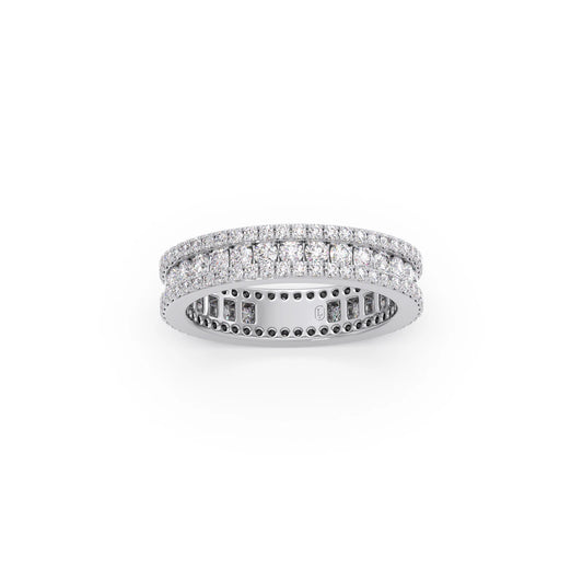 Round Microplate Prong Diamond Eternity Band 1.35CT Round Microplate Prong Diamond Eternity Band 1.35CT