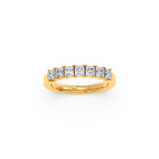 1.05ct Princess Cut Half Eternity Band 1.05ct Princess Cut Half Eternity Band