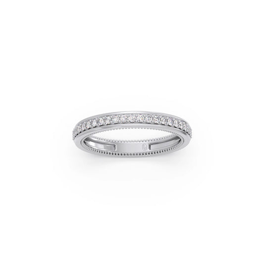0.44ct Half Eternity Pave Diamond Band 0.44ct Half Eternity Pave Diamond Band