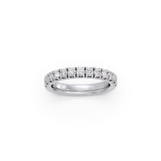 0.75ct Half Eternity Prong Diamond Band 0.75ct Half Eternity Prong Diamond Band