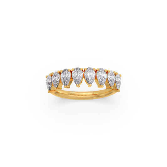 1.16ct Half Eternity Pear Diamond Band 1.16ct Half Eternity Pear Diamond Band