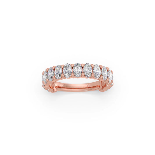 Half Eternity Oval Diamond Band 1.50Ct Half Eternity Oval Diamond Band 1.50Ct