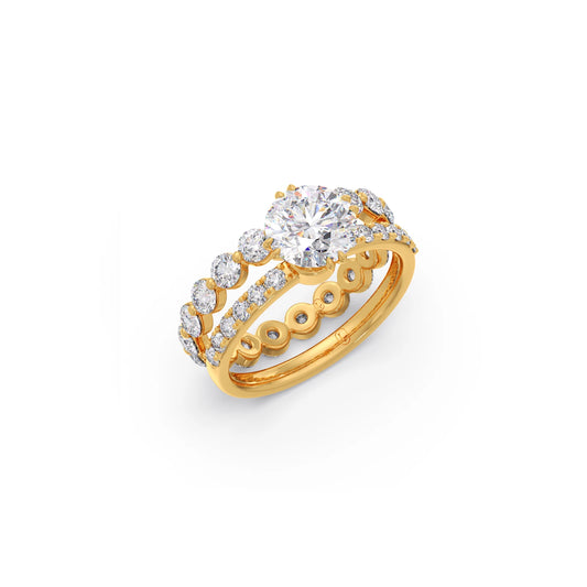 card-product 3.62ct Round Diamond Prong Stackable Ring
