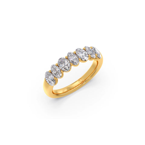 Brilliant Oval Cut Prong Set Diamond Ring