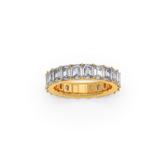 Luxurious Emerald Cut Full Eternity Ring Luxurious Emerald Cut Full Eternity Ring