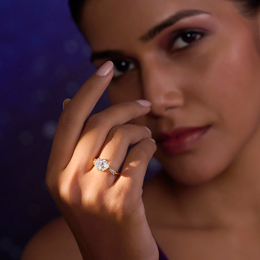 Hexa Baguette Trilogy Ring Hexa Baguette Trilogy Ring