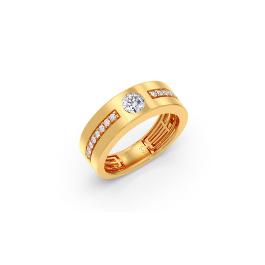 Lumen Men's Diamond Ring Lumen Men's Diamond Ring - Yellow
