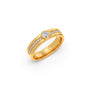 Round Diamond Bezel Brilliance Men's Band Round Diamond Bezel Brilliance Men's Band