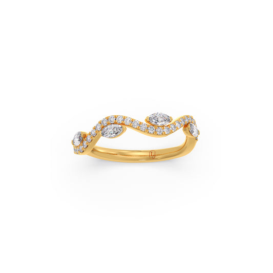 Marquise Whisper Diamond Ring Marquise Whisper Diamond Ring - Yellow