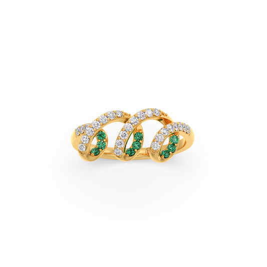 Verdant Twirl Diamond Ring Verdant Twirl Diamond Ring