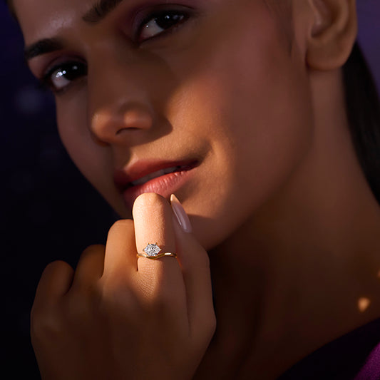 Hexa Solitaire Diamond Ring Hexa Solitaire Diamond Ring