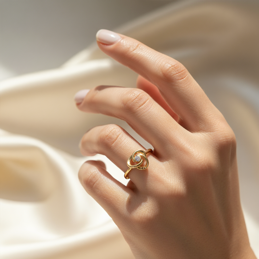 Facet Flora Diamond Ring Facet Flora Diamond Ring