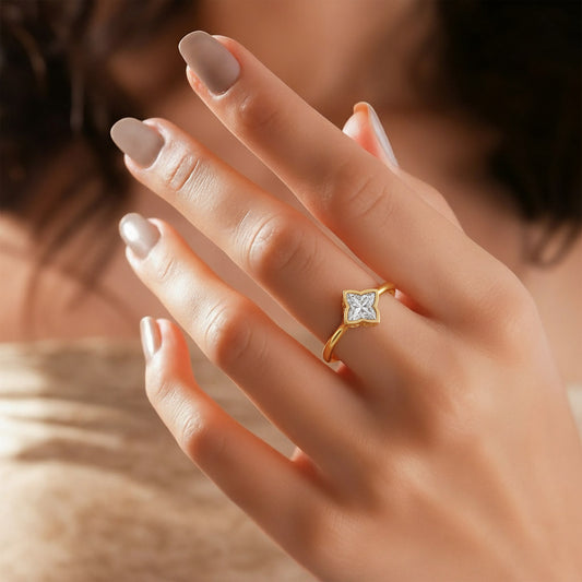 Classic Lily-Cut Diamond Ring Classic Lily-Cut Diamond Ring