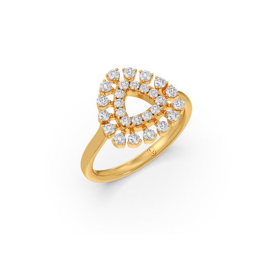 Eternal Tringle Sparkle Diamond Ring Eternal Tringle Sparkle Diamond Ring - Yellow