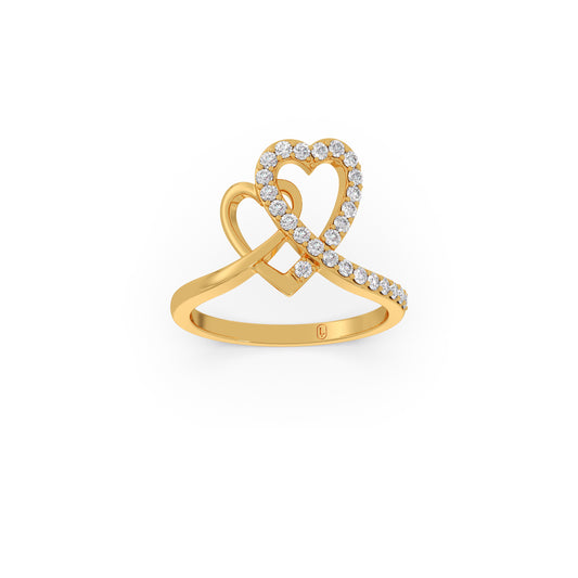 Heart Knot Diamond Ring Heart Knot Diamond Ring
