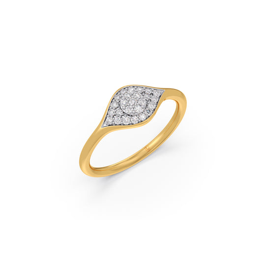 Elysian Eye Cluster Diamond Ring Elysian Eye Cluster Diamond Ring - Yellow