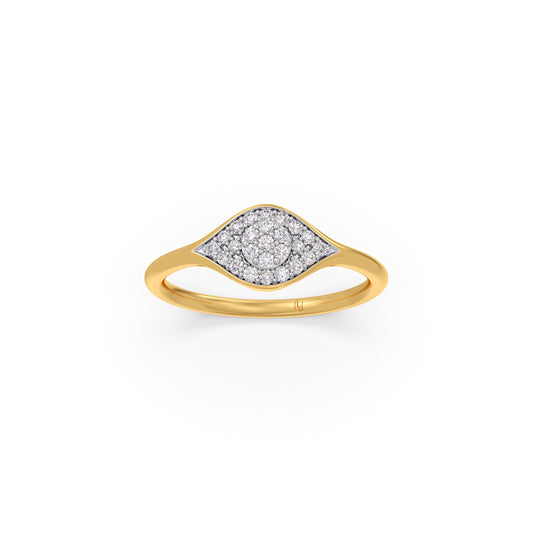 Elysian Eye Cluster Diamond Ring Elysian Eye Cluster Diamond Ring - Yellow