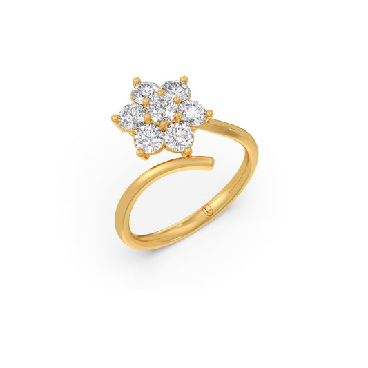Floraluxe Diamond Ring Floraluxe Diamond Ring - Yellow