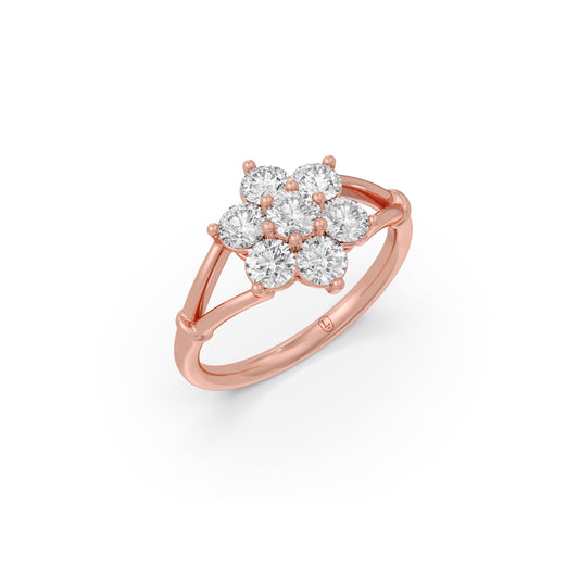 Elegance Bloom Diamond Ring Elegance Bloom Diamond Ring - Rose