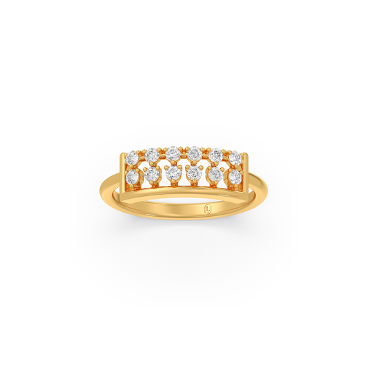 Shimmer Bar Diamond Ring Shimmer Bar Diamond Ring - Yellow
