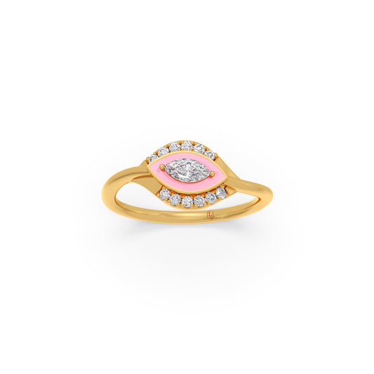 Cotton Candy Marquise And Round Diamond Ring Cotton Candy Marquise And Round Diamond Ring