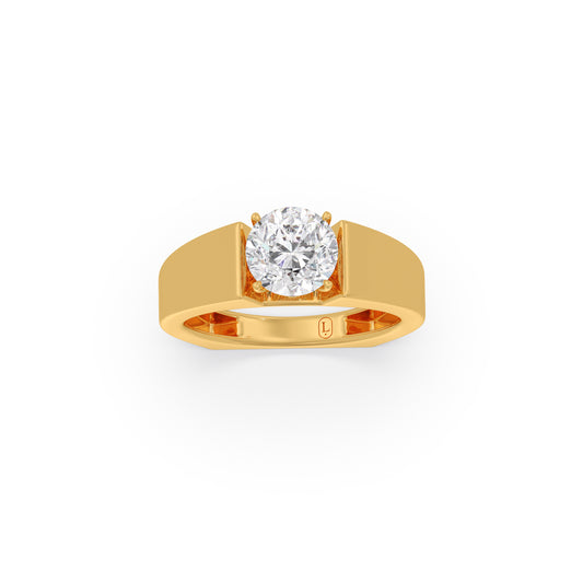 account-offers Signature Euro Solitaire Men’s Ring