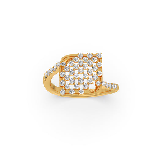 Mosaic Round Diamond Ring Mosaic Round Diamond Ring - Yellow