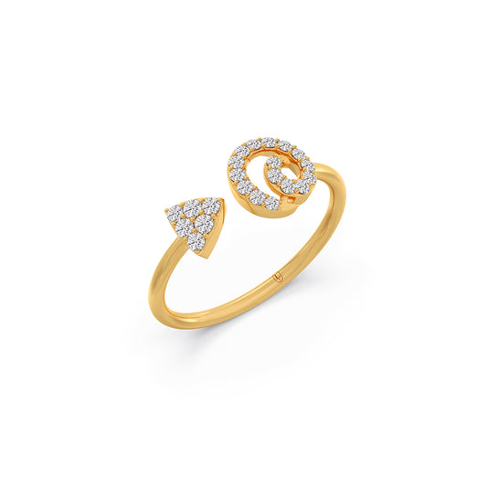The Vector Diamond Ring The Vector Diamond Ring - Yellow
