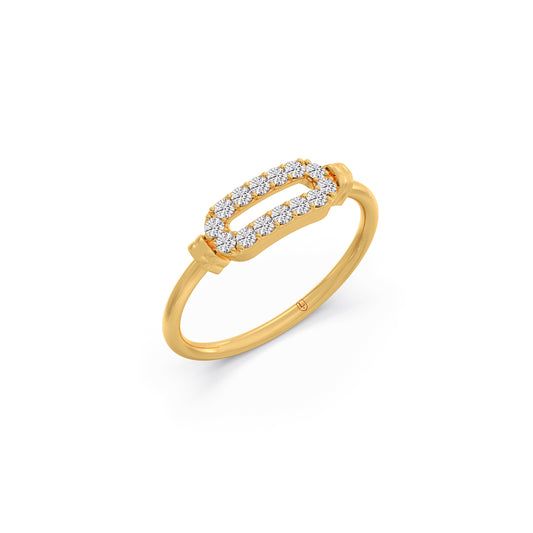 The Link Diamond Ring The Link Diamond Ring - Yellow