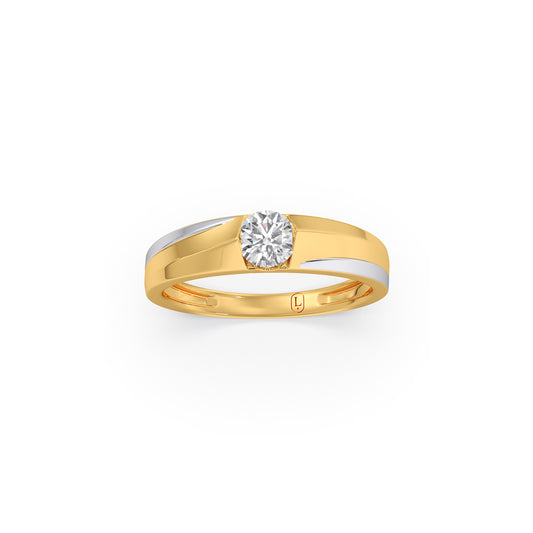 Forever Solitaire Couple Band For Her Forever Solitaire Couple Band For Her