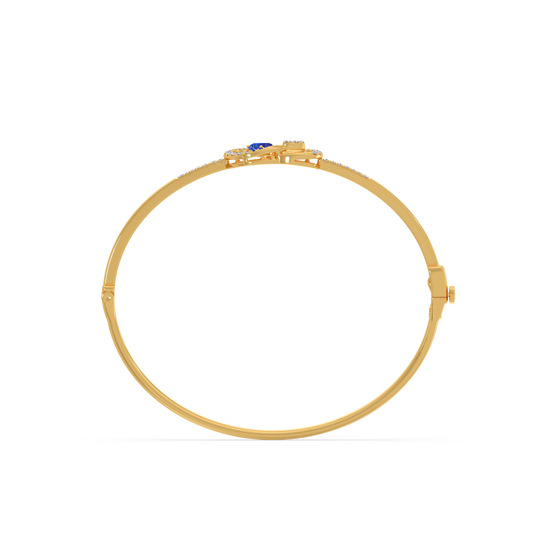 Pear Gemstone & Round Infinity Bracelet