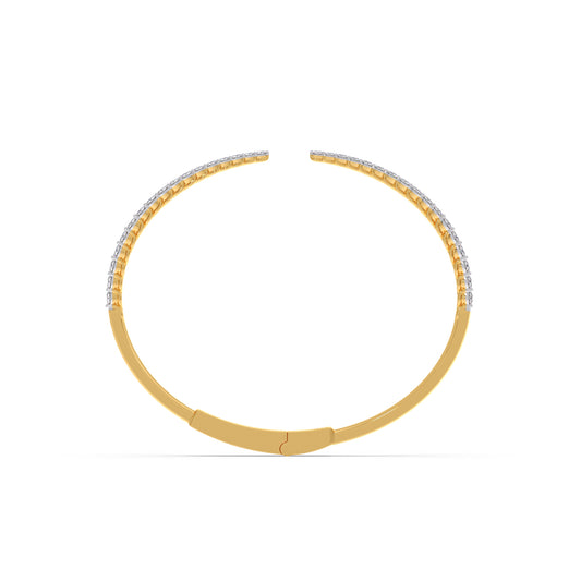 Apex-Cuff Diamond Openable Bracelet Apex-Cuff Diamond Openable Bracelet - Yellow