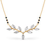Marquise-Cut Diamond Leaf Mangalsutra Marquise-Cut Diamond Leaf Mangalsutra