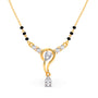 Delicate Pear and Round Diamond Mangalsutra Delicate Pear and Round Diamond Mangalsutra