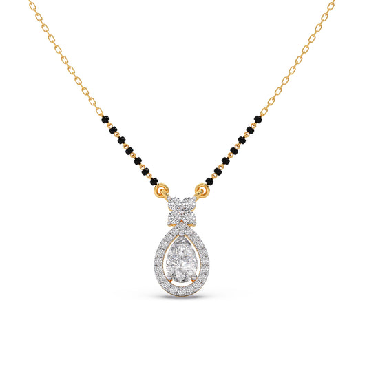Peardrop Diamond Mangalsutra Peardrop Diamond Mangalsutra - Yellow