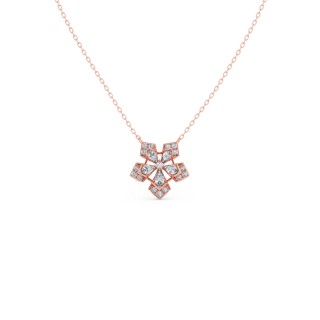 DuoLume Diamond Pendant Necklace