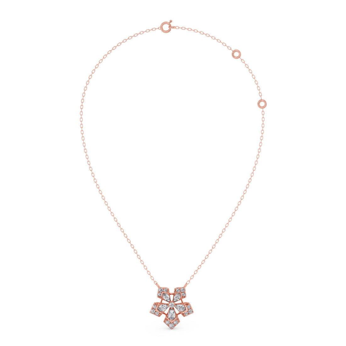 DuoLume Diamond Pendant Necklace