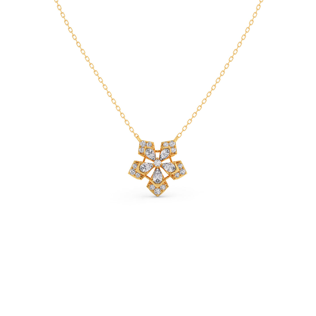 DuoLume Diamond Pendant Necklace