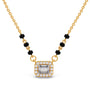 Emerald-Cut Diamond Halo Mangalsutra Emerald-Cut Diamond Halo Mangalsutra