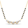 Triple Pear Diamond Mangalsutra Triple Pear Diamond Mangalsutra