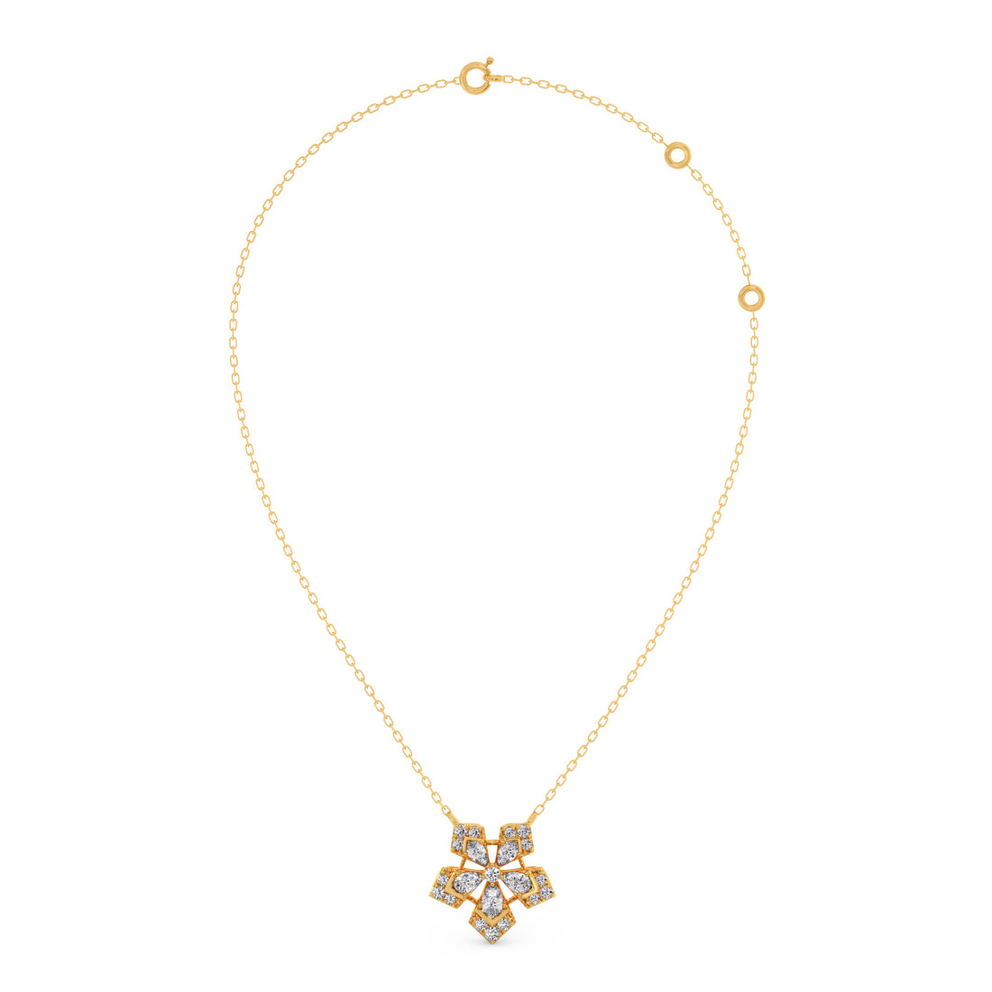 DuoLume Diamond Pendant Necklace