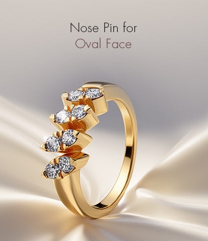 Which type of Nose Pin suits on Oval Face