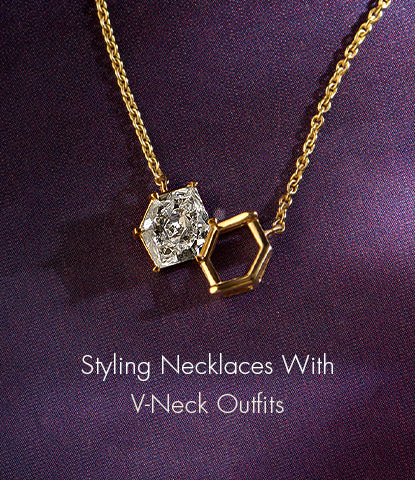 What Necklace to Wear with V Neck