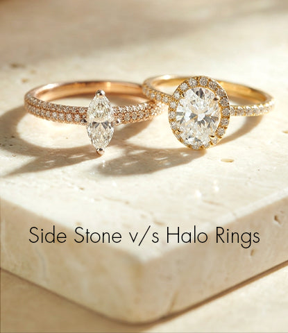 Side Stone Rings vs Halo Rings: What’s the Difference?