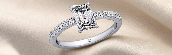 Classic Solitaire Emerald Ring 