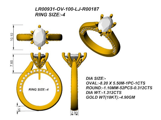 Customer order COR042 - Yellow
