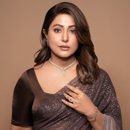 Gem Hexagon Halo Diamond Ring - MQ