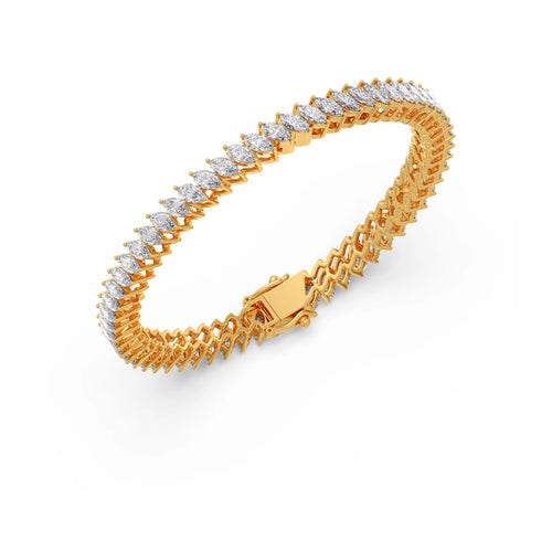 Marquise Diamond Eternity Bangle