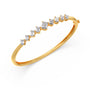 Emerald Cut Diamond Bangle Bracelet