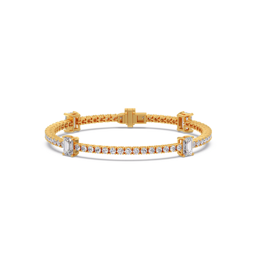 Round Radiant Tennis Bracelet